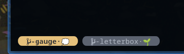 Two real Kitty tabs using Nerd Font Git glyphs, short repository names and lifecycle emoji.
